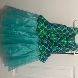 Disney Brand Fancy Ariel Dress Size 5/6